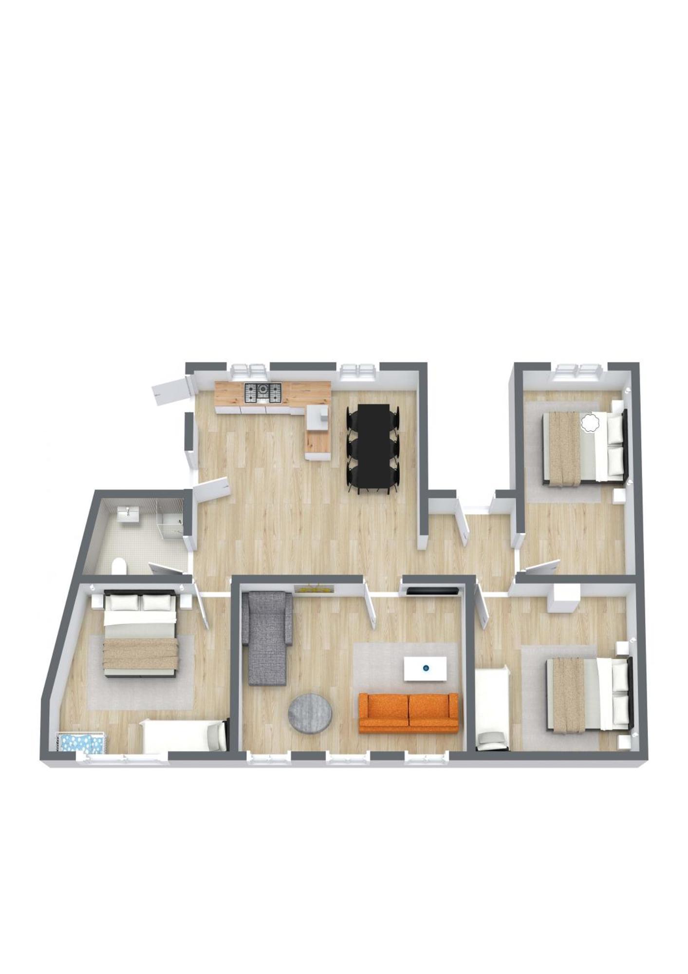 Large Apartment In Central Copenhagen By Tivoli Gardens Kamer foto